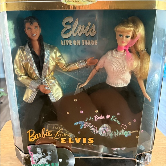 Barbie Loves Elvis Black and White Doll Set